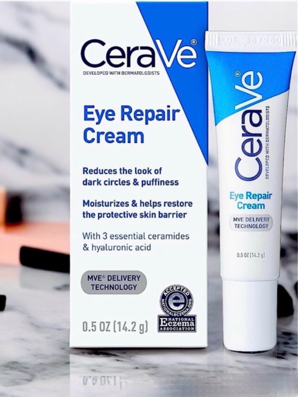 Cerave Eye Repair Cream Hyaluronic Acid ceramides